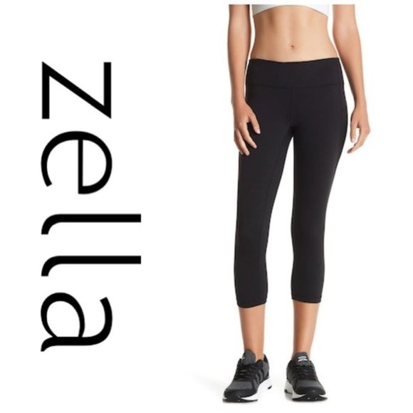 Zella Pants - Zella Midrise Cropped Leggings, M